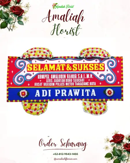 Papan Bunga Ucapan Selamat Kestalan